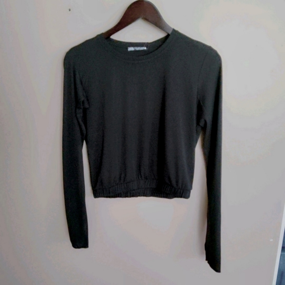 Zara basic cropped top